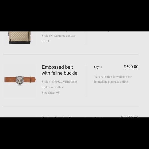 Men’s Gucci Belt - Picture 4 of 4